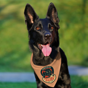 Certified Trouble Maker – Est. 1776 Newfoundland Pet Bandana Collar