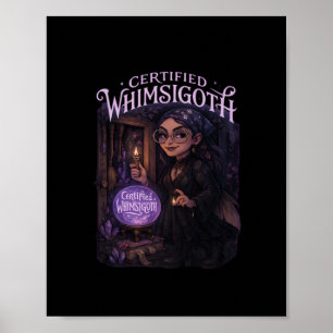 Certified Whimsigoth Witch Broom Closet Classic Poster