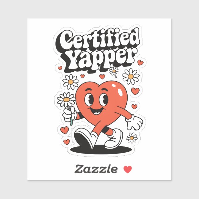 Certified Yapper Sticker (Sheet)