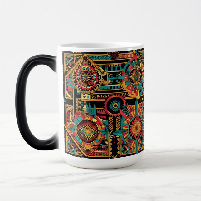 Cerulean 'Aztec Dream' 444ml Morphing Mug (Left)