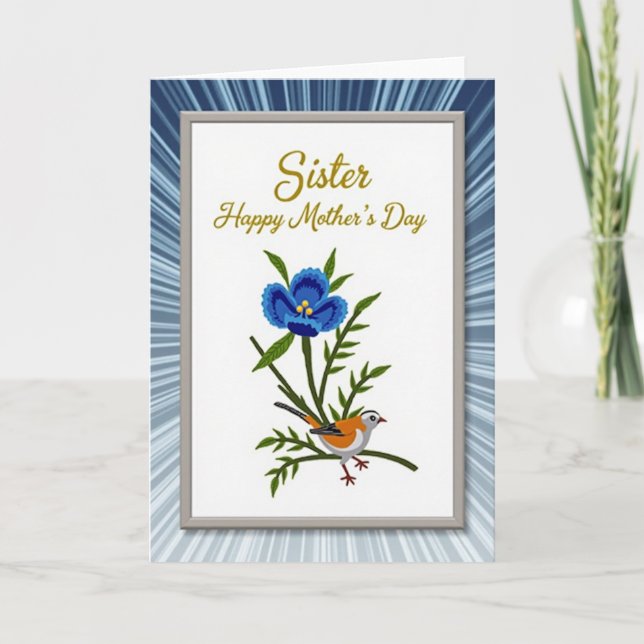 Cerulean Bloom Mother Card (Front)