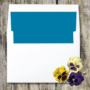 Cerulean Blue freshness for coastal celebrations Envelope Liner