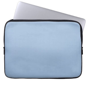 Cerulean blue Solid Color Laptop Sleeve