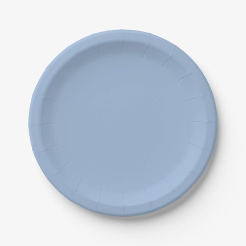 Cerulean blue Solid Color Paper Plates