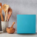 Cerulean Blue Solid Colour Tile<br><div class="desc">This simple, minimalist and modern is a plain and solid color tile design that will go with any scheme. You could use it as a wall tile as a highlight or entire wall for a backsplash in your kitchen or bathroom or mud room or to replace vintage fireplace tiles. Available...</div>