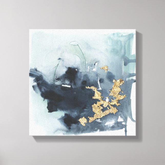Cerulean & Gold Canvas Print (Front)
