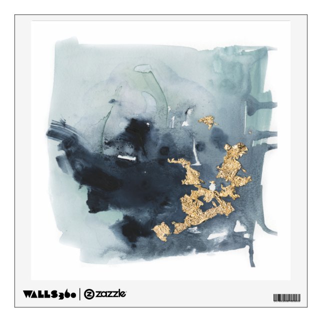 Cerulean & Gold Wall Decal (Front)