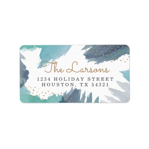 Cerulean Holiday Label