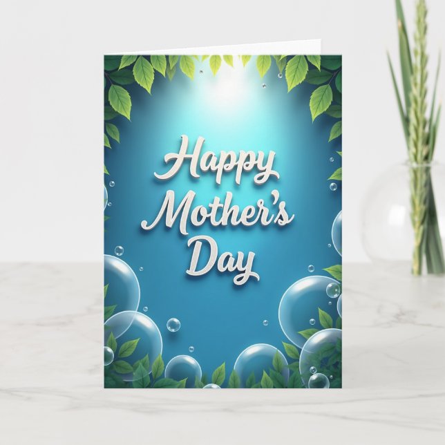 Cerulean Mothers Day Card (Front)