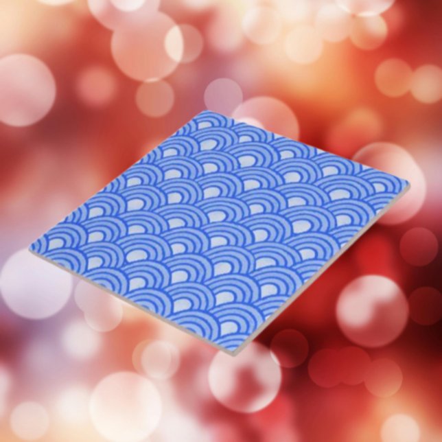 Cerulean Scales Ceramic Tile (Creator Uploaded)