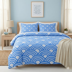 Cerulean Scales Duvet Cover