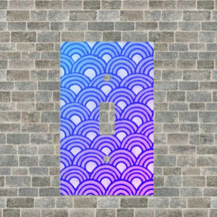Cerulean Scales Gradient Light Switch Cover