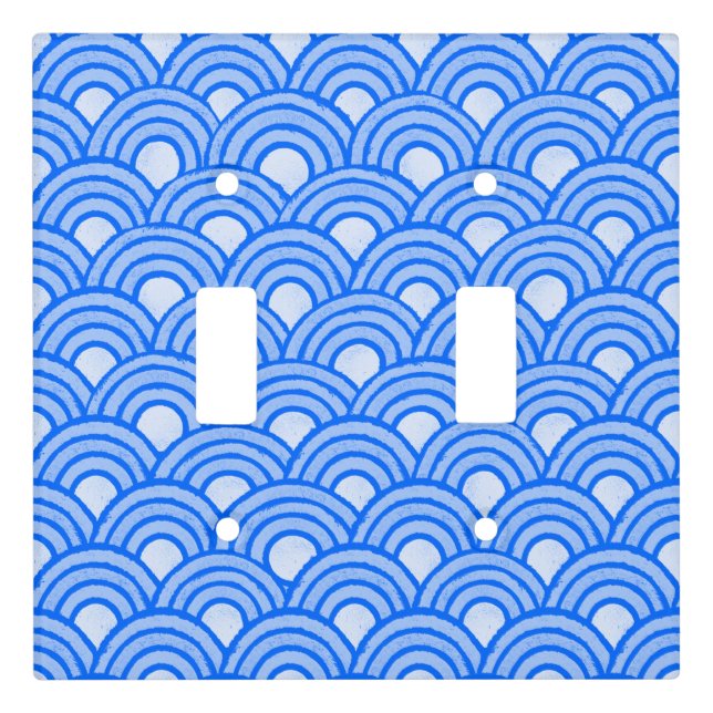 Cerulean Scales Light Switch Cover (Front)