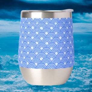 Cerulean Scales Stemless Wine Tumbler