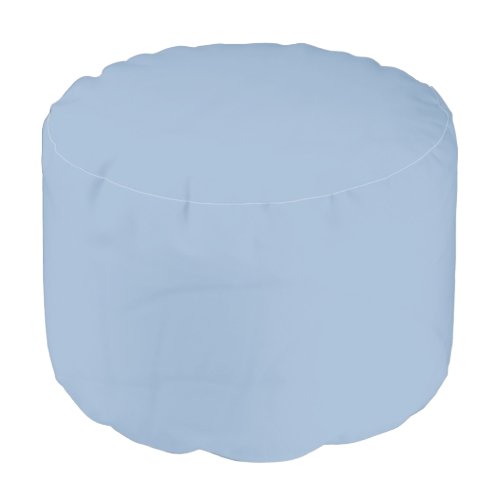 Cerulean Solid Color Pouf