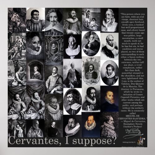 CERVANTES I suppose_Poster _400 Years QUIXOTE Poster
