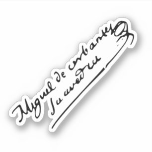 Cervantes Signature Sticker