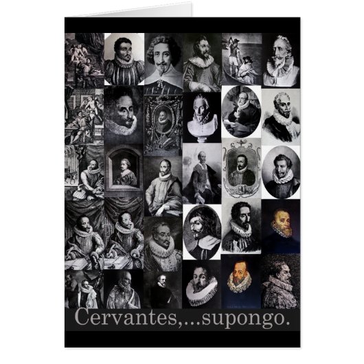 Cervantes,...supongo Cards (Front)