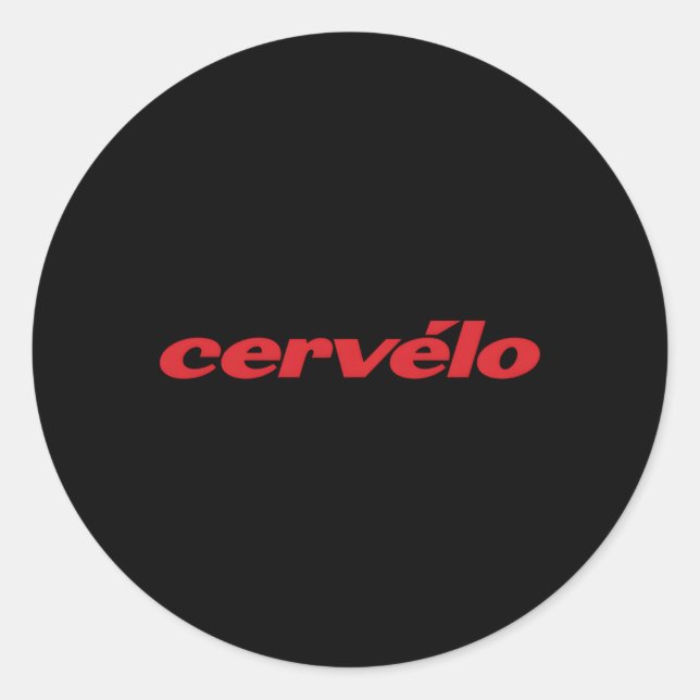 Cervelo Updated 2021 Classic Round Sticker (Front)