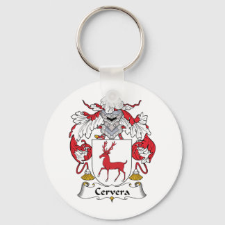 Cervera Family Crest Keychain
