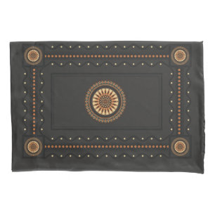 Cerveteri Chamber: Etruscan Bucchero Pillow Case