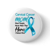 Cervical Cancer Awareness Month Ribbon Gifts Button