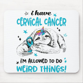 Cervical Cancer Awareness Month Ribbon Gifts Mouse Pad