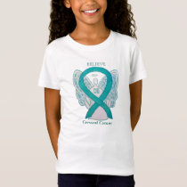 Cervical Cancer Awareness Ribbon Angel Shirts