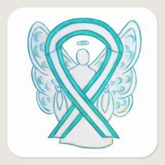 Cervical Cancer Awareness Ribbon Sticker Decals