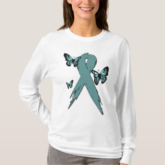 Cervical Cancer Awareness Ribbon T-Shirt