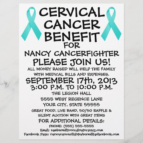 Cervical Cancer Benefit Flyer