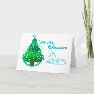 Cervical Cancer Christmas Miracles Holiday Card