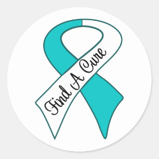 Cervical Cancer Ribbon Stickers | Zazzle