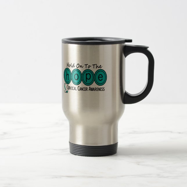 Cervical Cancer HOPE 6 Travel Mug (Right)