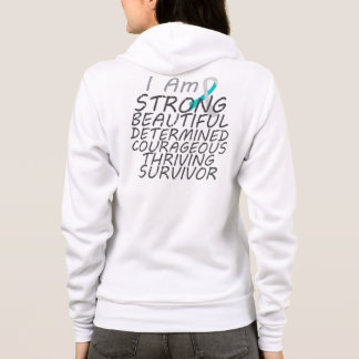 Cervical Cancer I Am Strong Survivor Hoodie