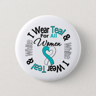 Cervical Cancer Ribbon For All Women Button