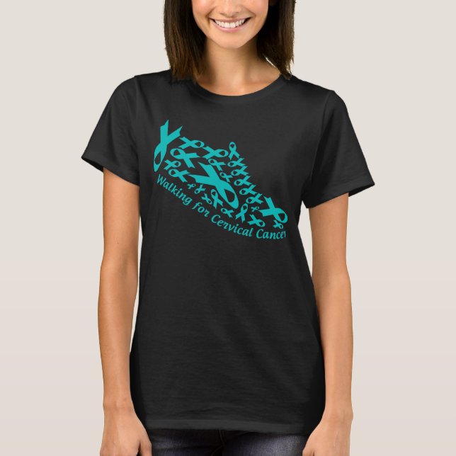 cervical cancer shoes T-Shirt (Front)