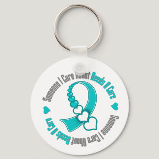 Cervical Cancer Someone I Care About Needs A Cure Keychain