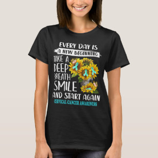 cervical cancer sunflower T-Shirt