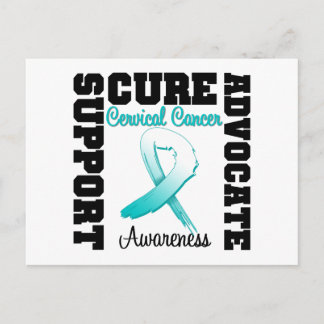 Cervical Cancer Support Advocate Cure Postcard