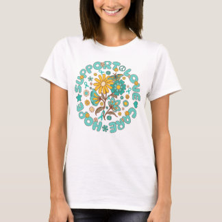 cervical cancer support hope love care   T-Shirt