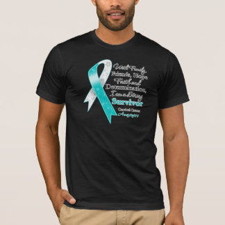 Cervical Cancer Support Strong Survivor T-Shirt