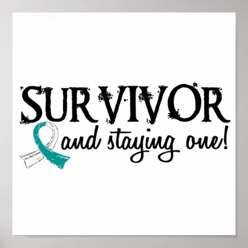 Cervical Cancer Survivor 18 Poster