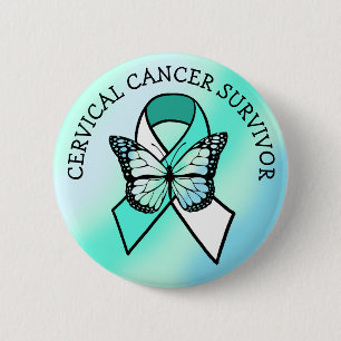 Cervical Cancer Survivor Button