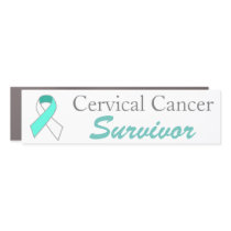 Cervical Cancer Survivor Car Car Magnet