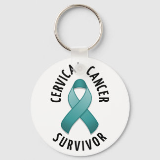 Cervical Cancer Survivor Keychain