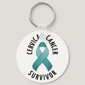 Cervical Cancer Survivor Keychain