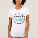 Cervical Cancer Tribal Ribbon T-Shirt