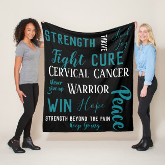 Cervical Cancer Warrior blanket