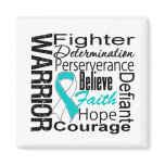 Cervical Cancer Warrior Collage Magnet